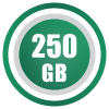 250GB/month