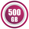 500GB/month